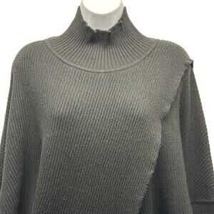 Elan “Keegan Sweater” Women’s Sz M Black Dolman Sleeve w/Thumb Holes, A Fan-Fave